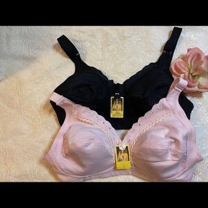 🎀Lynda’s world fashion embroidery floral Bras